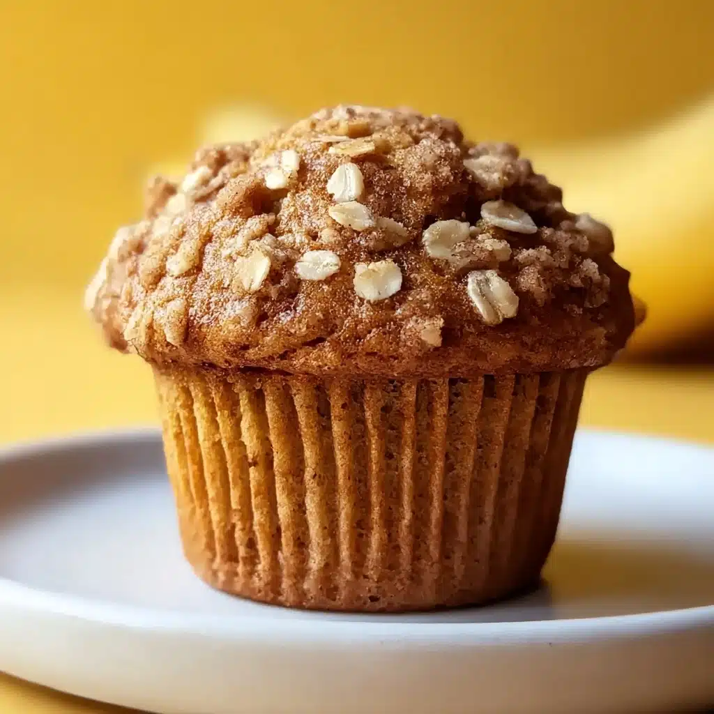 Healthy Banana Oatmeal Muffins Recipe - Recipe Image