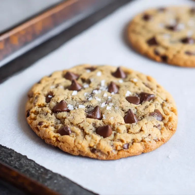 Giant Chewy Keto Chocolate Chip Cookies Recipe