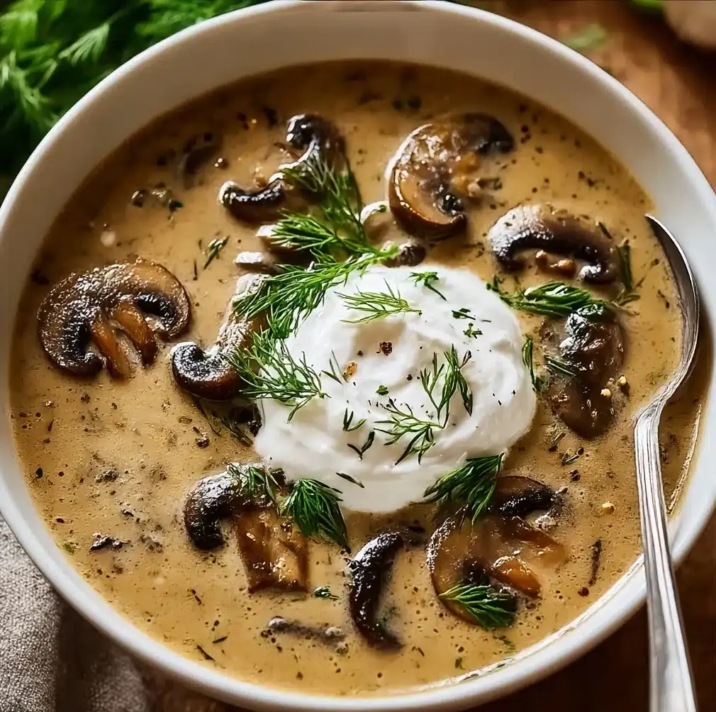 Hungarian Mushroom Soup Recipe