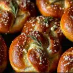Rosemary Parmesan Mozzarella Pretzels Recipe