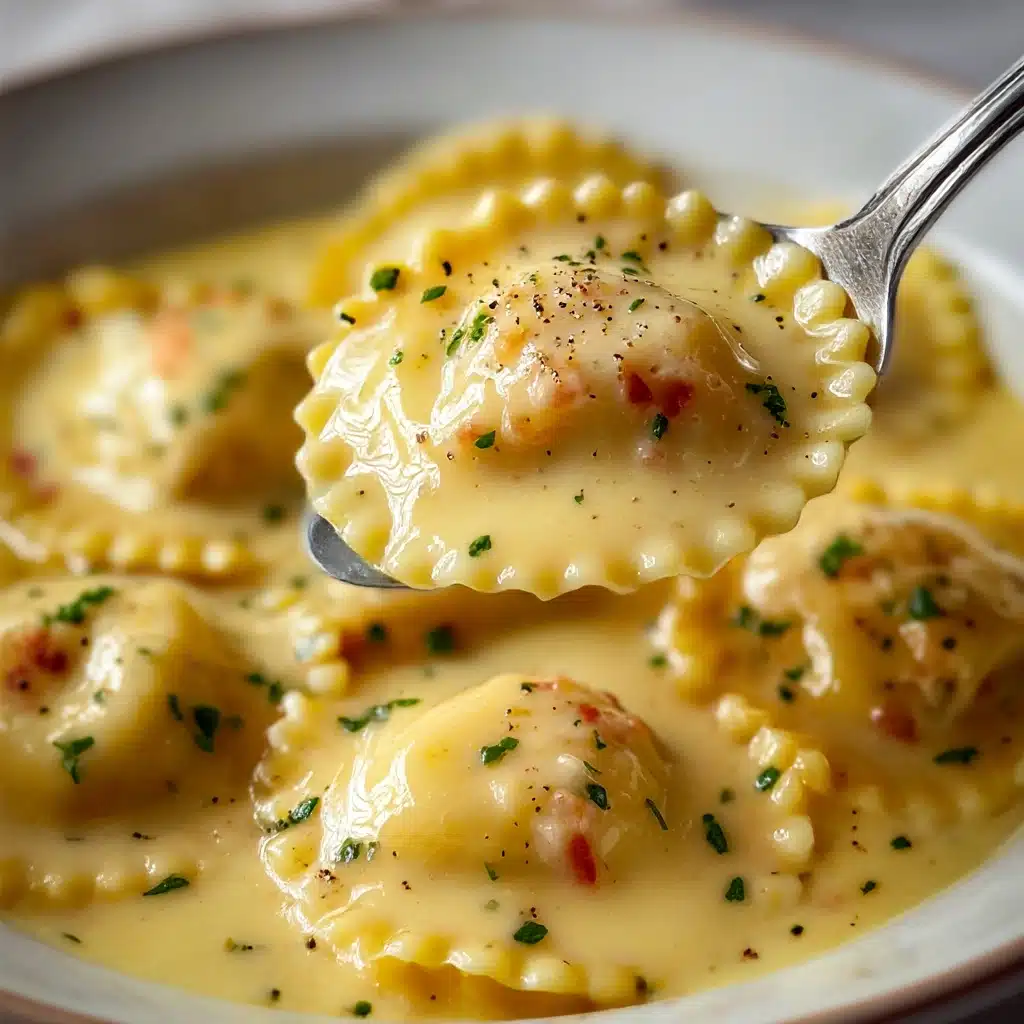 Lobster Ravioli in Lemon Butter Sauce Recipe - Recipe Image