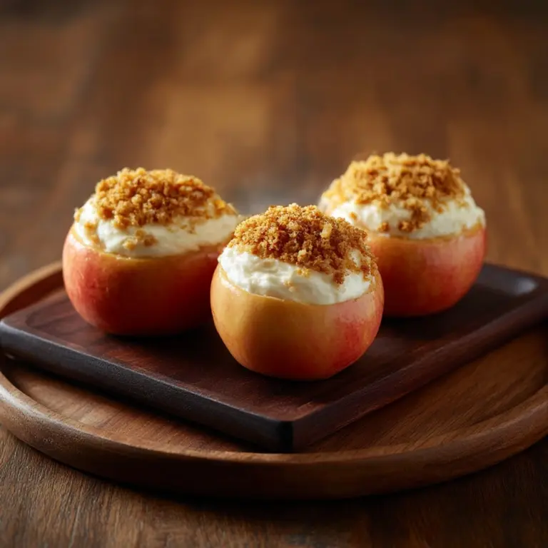 Cheesecake-Stuffed Baked Apples Recipe