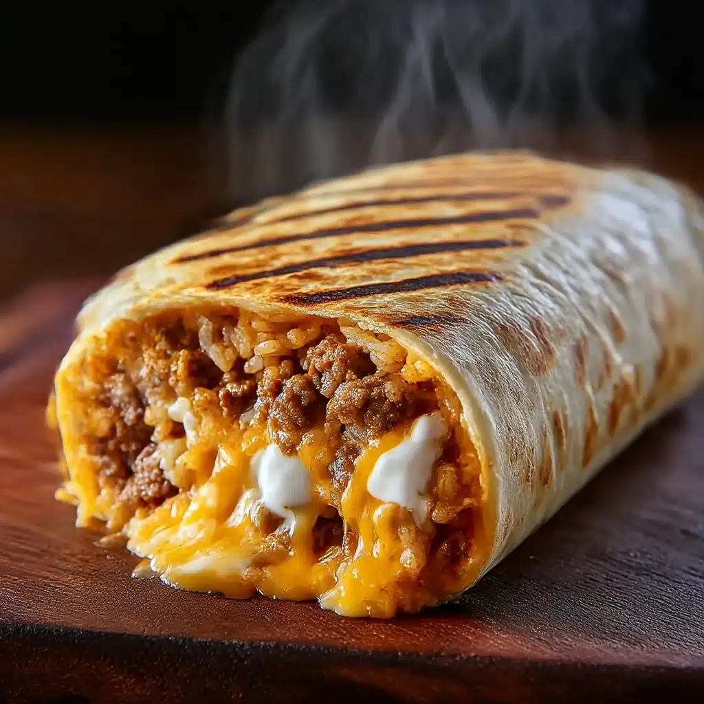 Easy Grilled Cheese Burrito (Taco Bell Copycat) Recipe - Recipe Image
