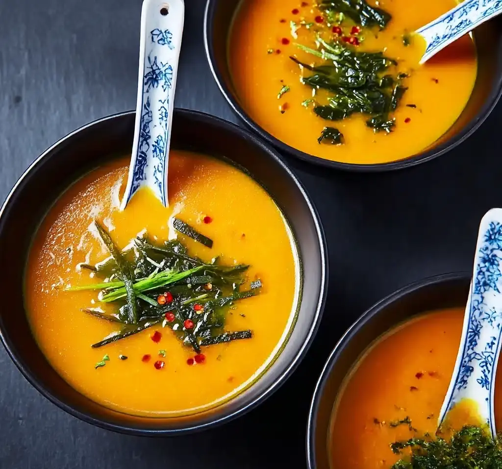 Carrot Ginger Miso Soup Recipe