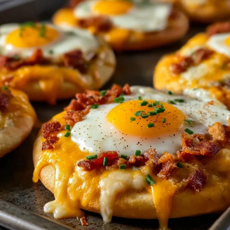 English Muffin Breakfast Pizza Recipe