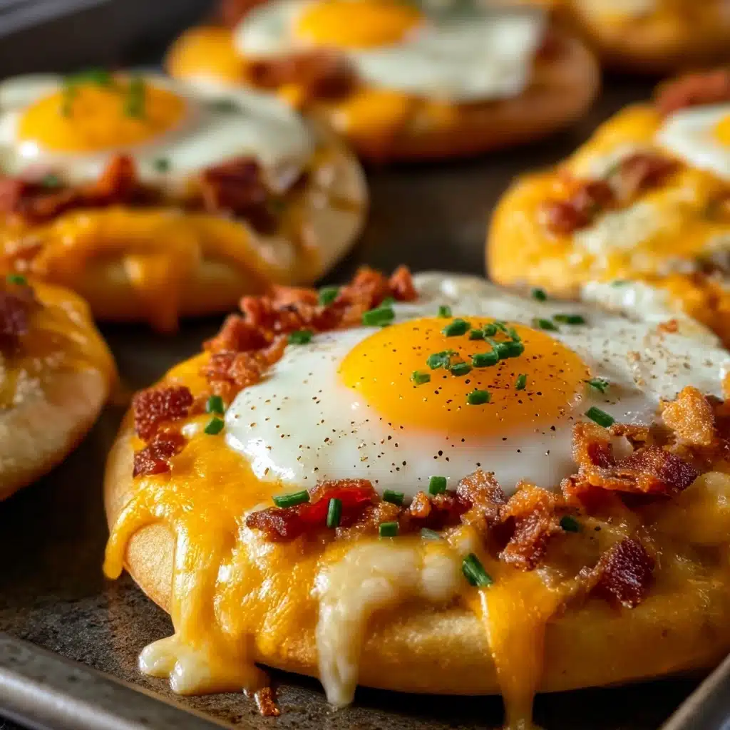 English Muffin Breakfast Pizza Recipe - Recipe Image