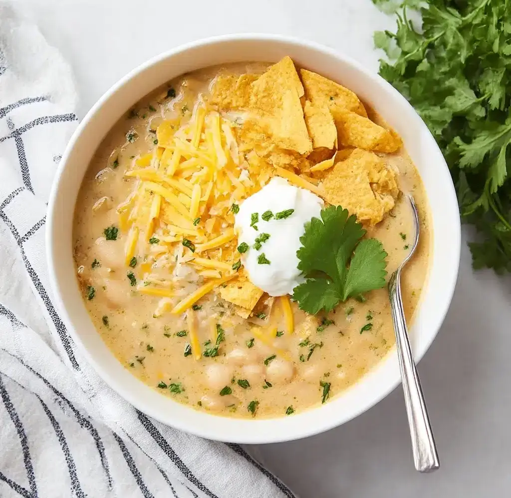 Green Chile Chicken Enchilada Soup Recipe