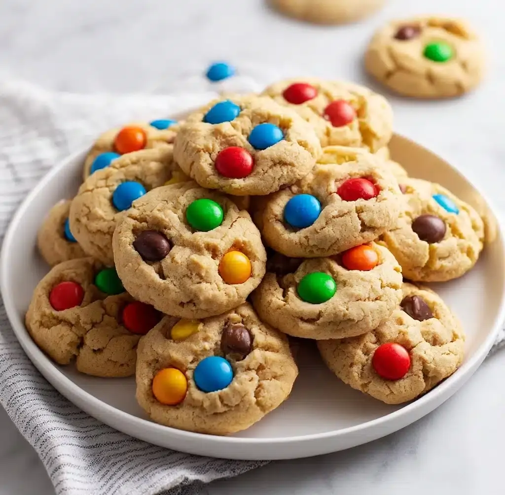 Peanut Butter M&M Cookies Recipe