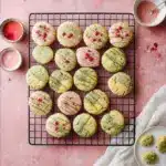 Strawberry Matcha Marble Cookies Recipe