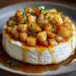 Golden Baked Brie with Caramelized Apples and Thyme Bliss Recipe