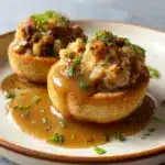Gravy-Stuffed Stuffing Muffins Recipe
