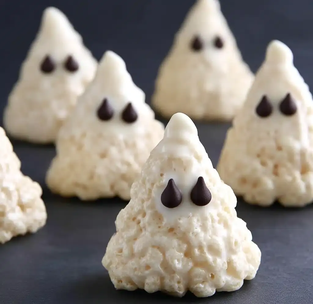 Rice Krispie Treat Ghosts Recipe