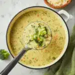 High Protein Broccoli Cheddar Soup Recipe