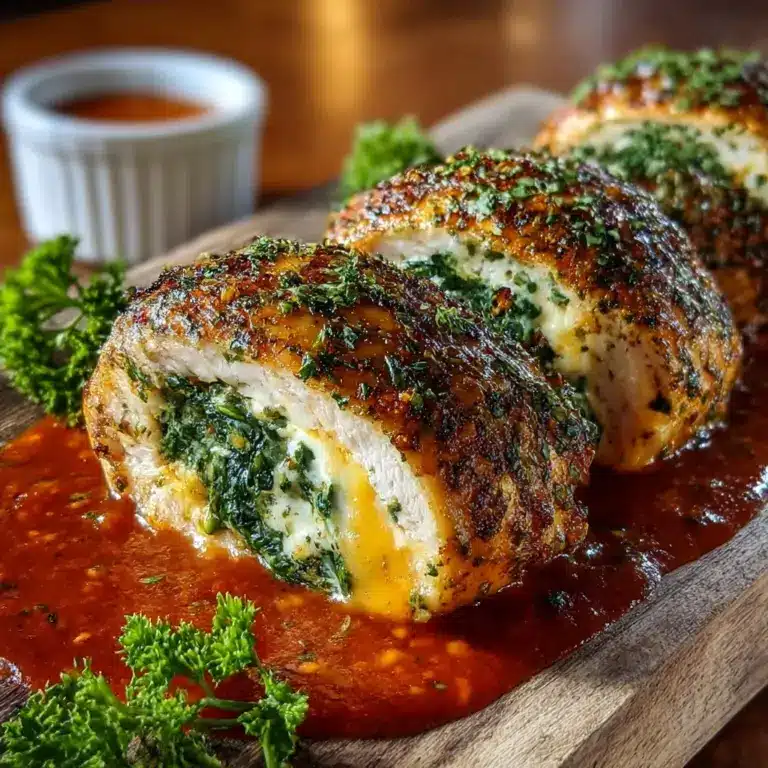 Herbed Ricotta Stuffed Chicken Rolls Recipe