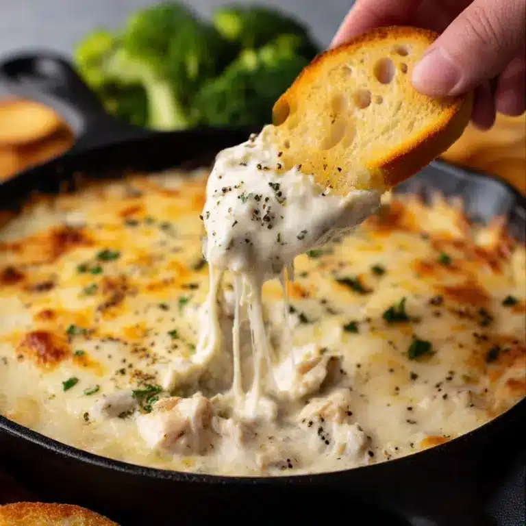 Cheesy Chicken Alfredo Dip Recipe