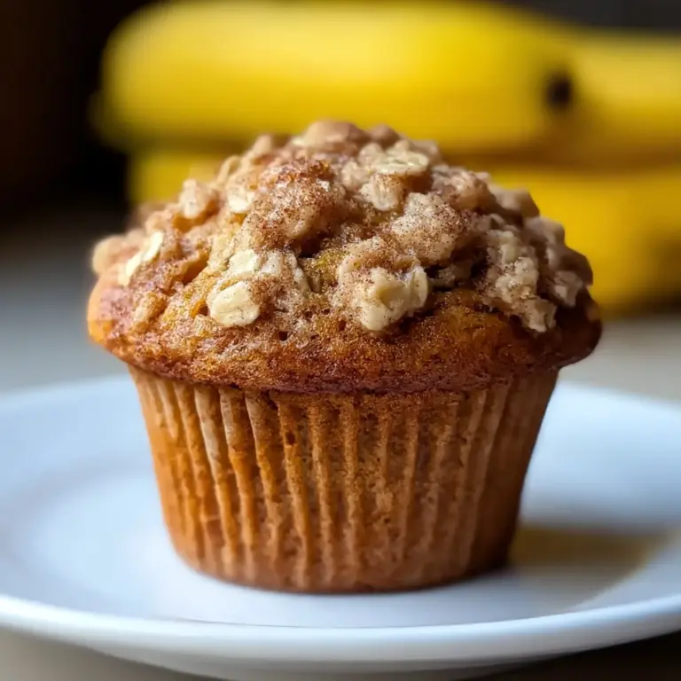 Healthy Banana Oatmeal Muffins Recipe