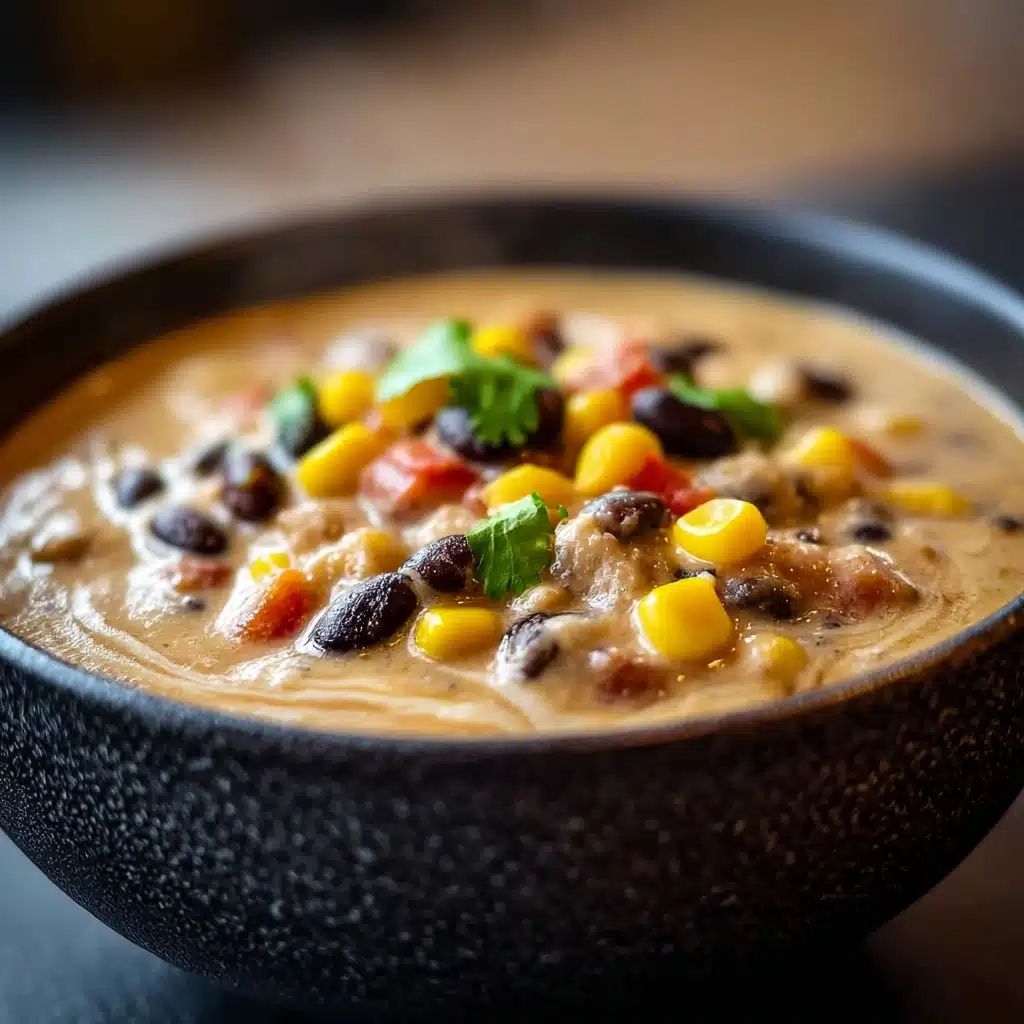 High Protein Creamy Taco Soup Recipe - Recipe Image