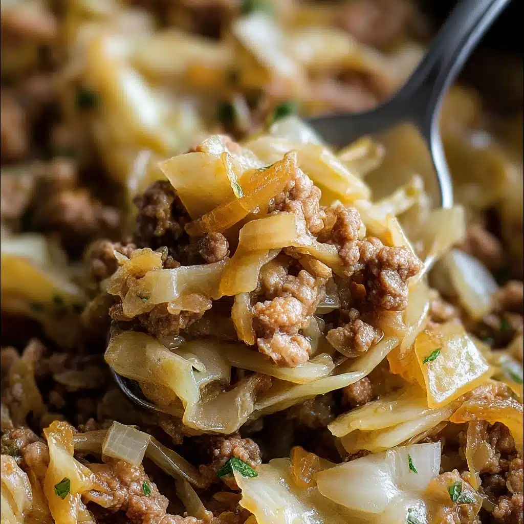 Ground Beef and Chopped Cabbage Recipe - Recipe Image
