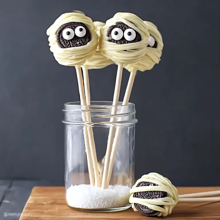 Fun & Easy Halloween Oreo Mummy Pops Everyone Will Love Recipe