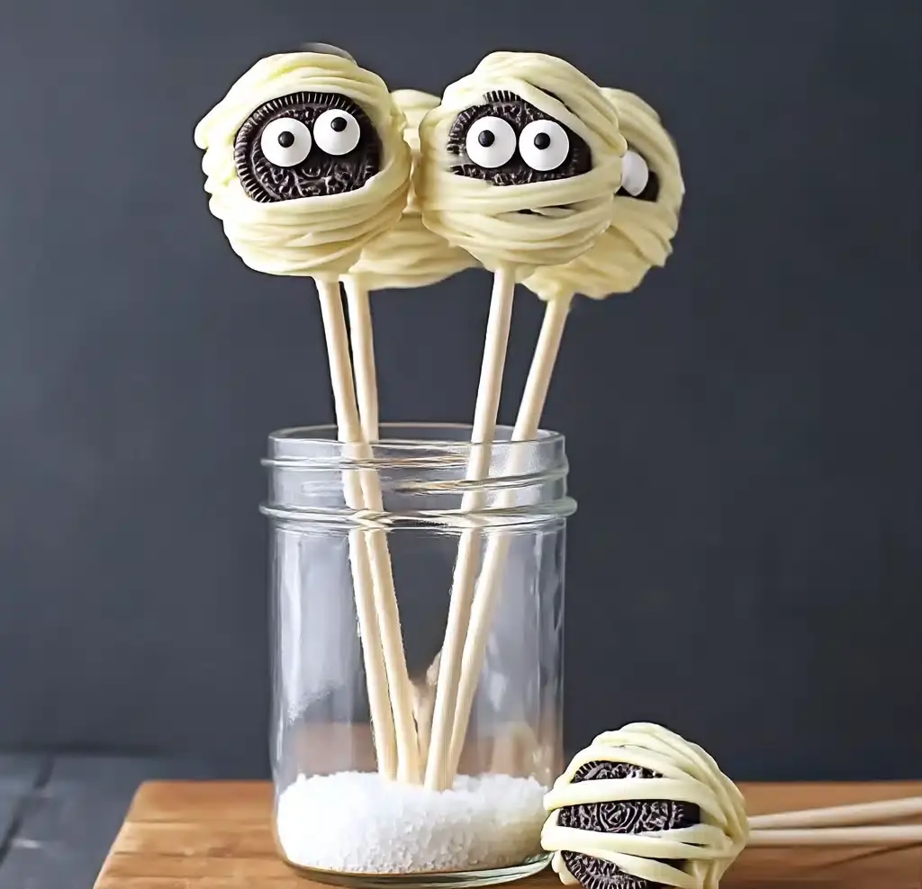 Fun & Easy Halloween Oreo Mummy Pops Everyone Will Love Recipe