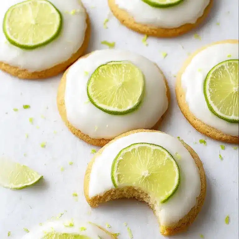 Lime Sugar Cookies Recipe
