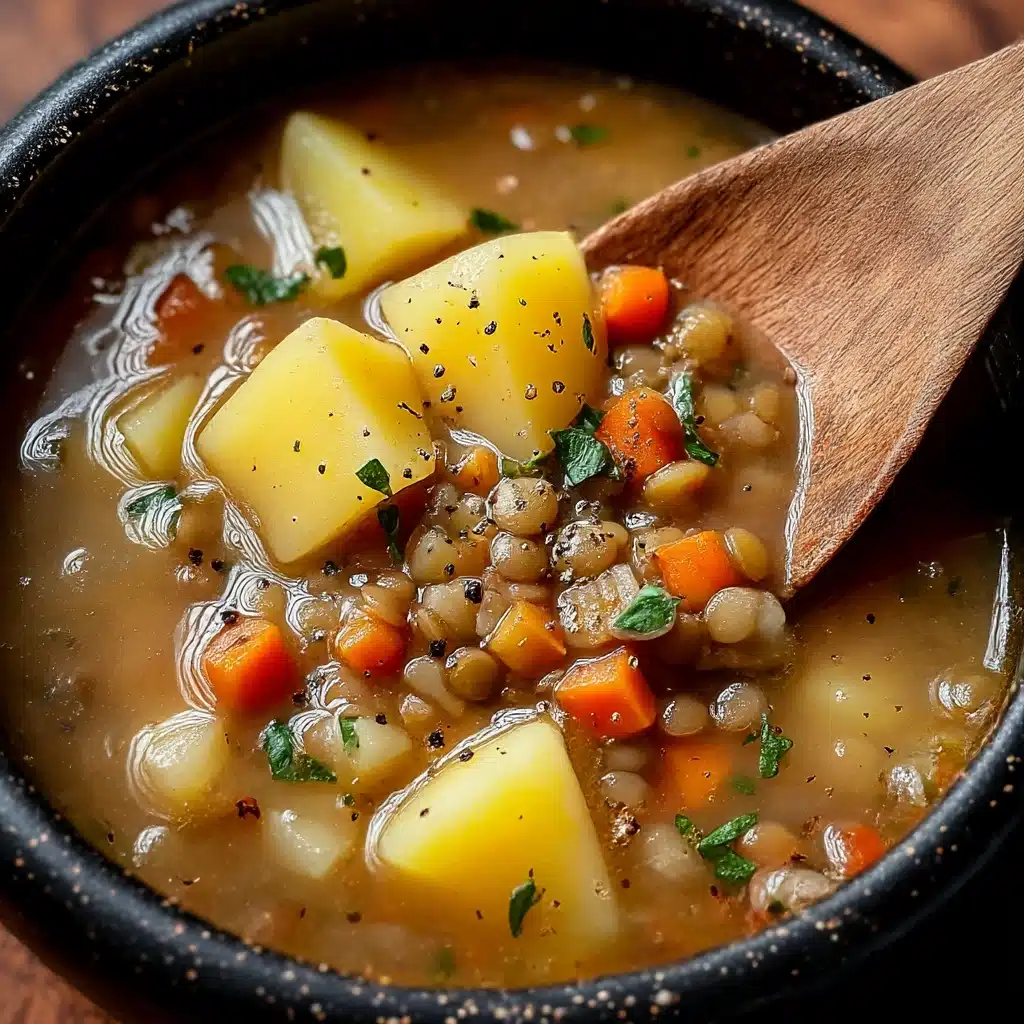 Hearty Lentil and Potato Soup Recipe - Recipe Image