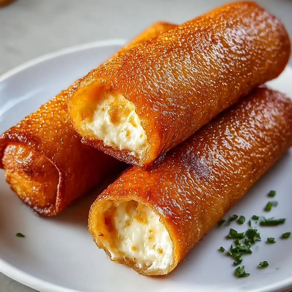 Buffalo Chicken Dip Egg Rolls Recipe - Recipe Image