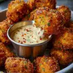 Cheesy Jalapeño Ranch Chicken Poppers with a Creamy Dip Recipe