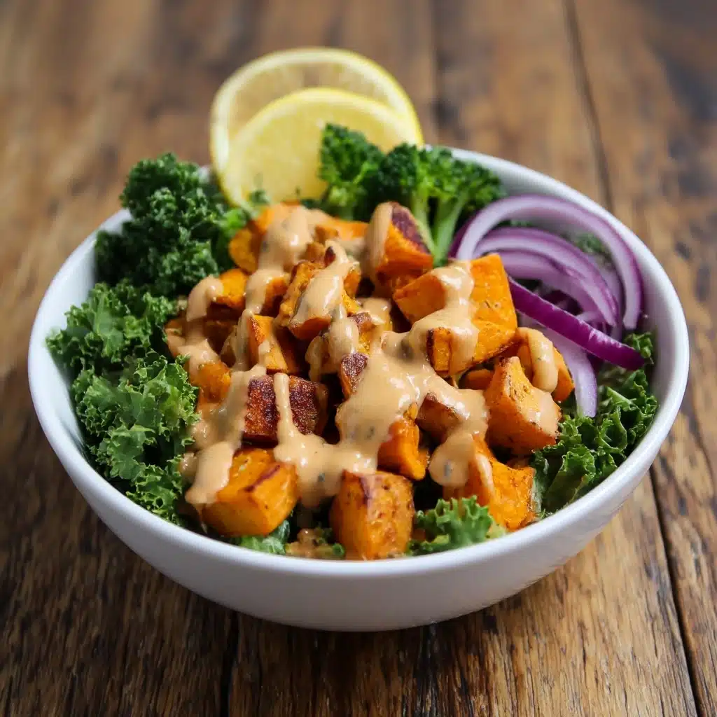 Thai Peanut Sweet Potato Buddha Bowl Recipe