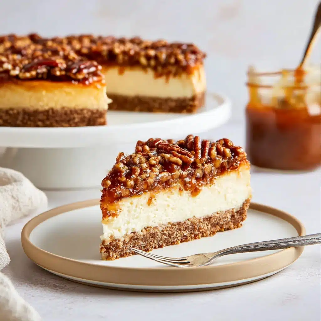 Pecan Cheesecake Pie Recipe - Recipe Image