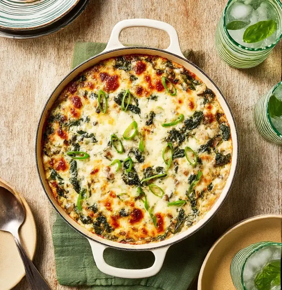 Creamy Ricotta Chicken and Orzo Skillet Recipe