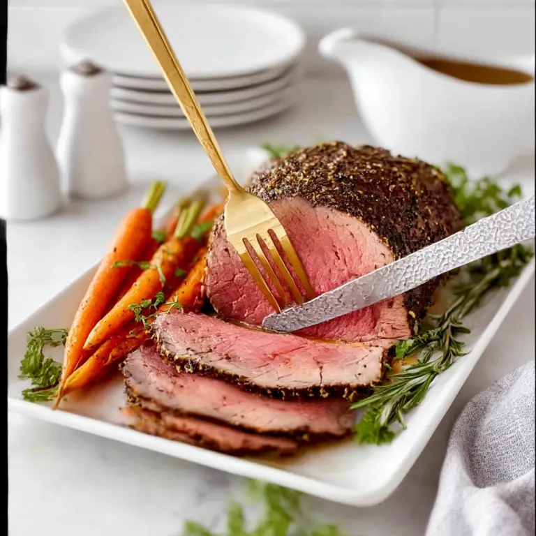 Easy Christmas Beef Roast {Eye of Round} Recipe