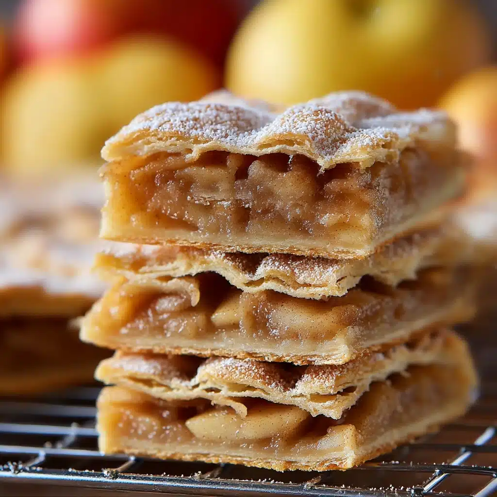 Flaky Apple Pie Bars Recipe - Recipe Image