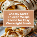 Irresistible Cheesy Garlic Chicken Wraps — Pure Handheld Bliss