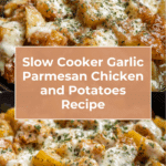 Slow Cooker Garlic Parmesan Chicken and Potatoes Recipe