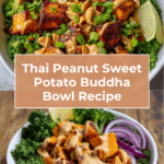 Thai Peanut Sweet Potato Buddha Bowl Recipe