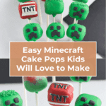Easy Minecraft Cake Pops Recipe