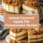 Salted Caramel Apple Pie Cheesecake Recipe