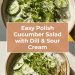 Polish Cucumber Salad Recipe