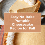 Easy No-Bake Pumpkin Cheesecake Recipe