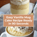 Vanilla Mug Cake Recipe