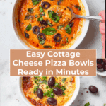 Cottage Cheese Pizza Bowl Recipe