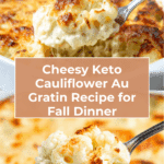 Cheesy Keto Cauliflower Au Gratin Recipe