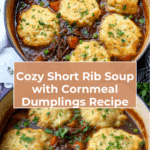 Short Rib Cornmeal Dumpling Soup Recipe