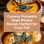 Harvest Delight Pumpkin Sage Bisque Recipe