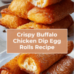 Buffalo Chicken Dip Egg Rolls Recipe