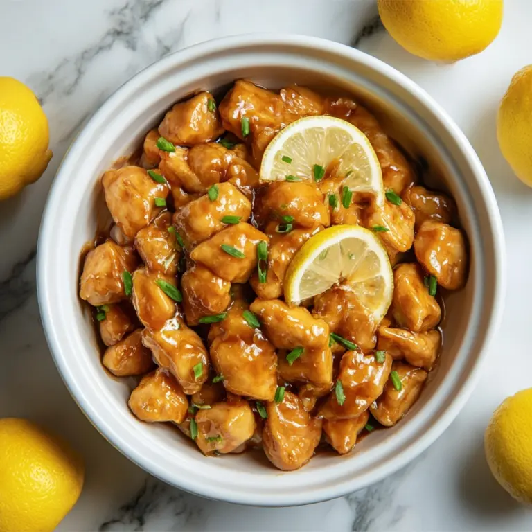 Crockpot Chinese Lemon Chicken Recipe