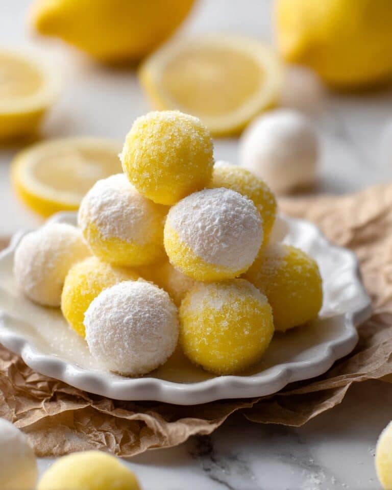 Lemon White Chocolate Truffles Recipe