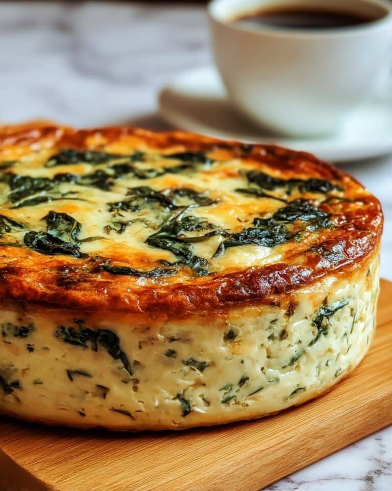 Irresistible Cottage Cheese and Spinach Crustless Quiche Recipe