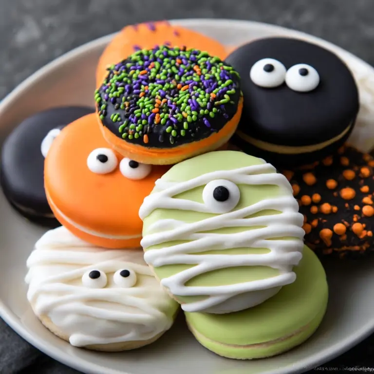 Easy Spooky Chocolate Covered Halloween Dipped Oreos Recipe